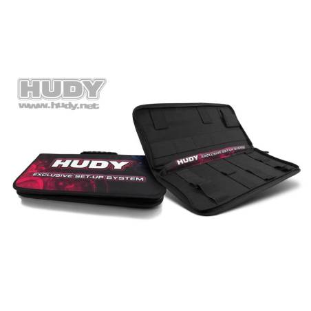 SET OF SET-UP TOOLS + CARRYING BAG - FOR 1/8 ON-ROAD CARS - HUDY