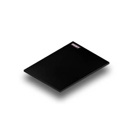 FLAT SET-UP BOARD 1/10 & 1/12 ON-ROAD - LIGHTWEIGHT - BLACK - HUDY