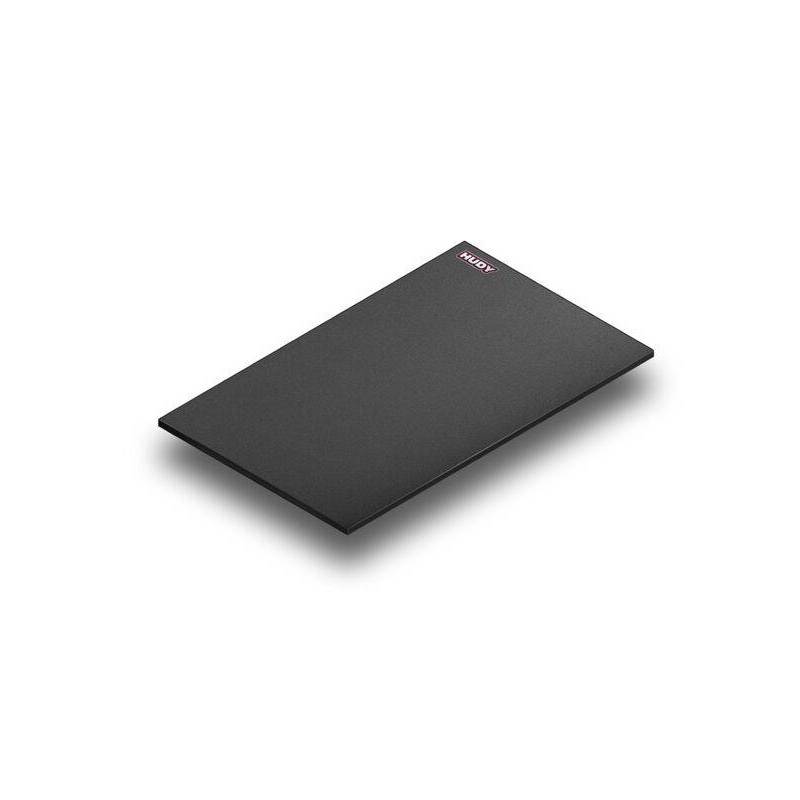 FLAT SET-UP BOARD 1/8 ON-ROAD LIGHTWEIGHT - DARK GREY - HUDY - 108503 FLAT SET-UP BOARD 1/8 ON-ROAD LIGHTWEIGHT - DARK GREY - HUDY - 108503
