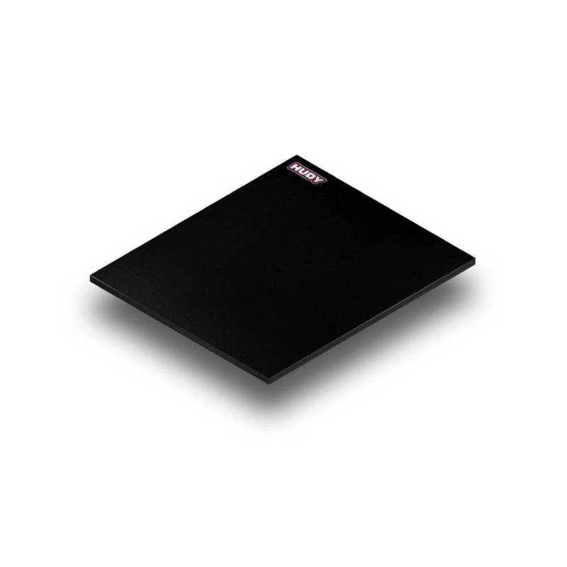 FLAT SET-UP BOARD FOR 1/10 OFF-ROAD - LIGHT - BLACK - HUDY - 108605 FLAT SET-UP BOARD FOR 1/10 OFF-ROAD - LIGHT - BLACK - HUDY - 108605