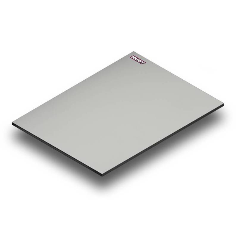 FLAT SET-UP BOARD FOR 1/8 OFF-ROAD & GT - GREY - 108701 - HUDY FLAT SET-UP BOARD FOR 1/8 OFF-ROAD & GT - GREY - 108701 - HUDY