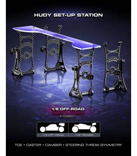 HUDY SET-UP STATION FOR 1/8 OFF-ROAD CARS & TRUGGY - HUDY