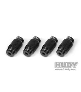 ALU NUT FOR 1/10 OFF-ROAD SET-UP SYSTEM (4) - 108960 - HUDY