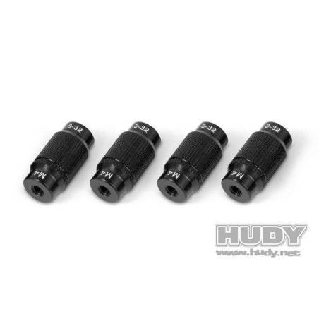 ALU NUT FOR 1/10 OFF-ROAD SET-UP SYSTEM (4) - HUDY