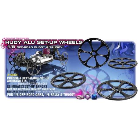 ALU SET-UP WHEEL FOR 1/8 OFF-ROAD - V2 (4) - HUDY