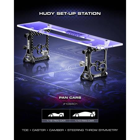HUDY SET-UP STATION FOR 1/10 & 1/12 PAN CARS -V2 - HUDY