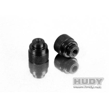 ALU NUT M3 FOR 1/10 & 1/12 PAN CAR SET-UP SYSTEM (2) - HUDY
