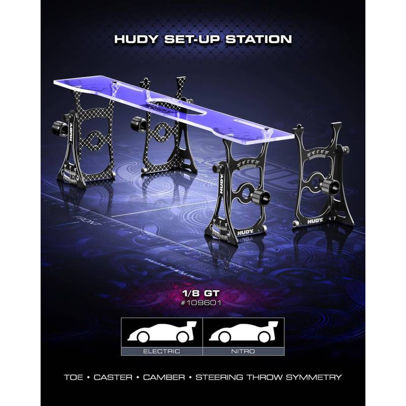 HUDY SET-UP STATION FOR 1/8 GT - HUDY - 109601 HUDY SET-UP STATION FOR 1/8 GT - HUDY - 109601