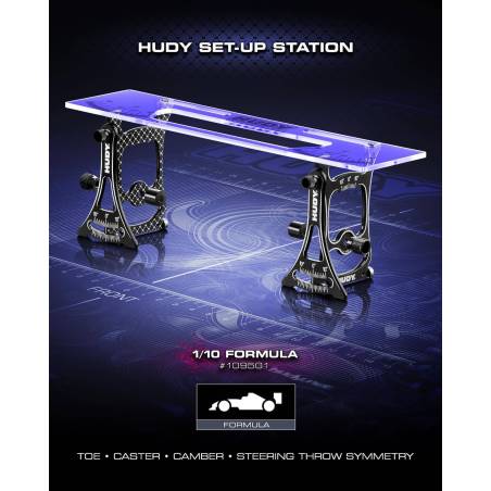 HUDY SET-UP STATION FOR 1/10 FORMULA CARS - HUDY