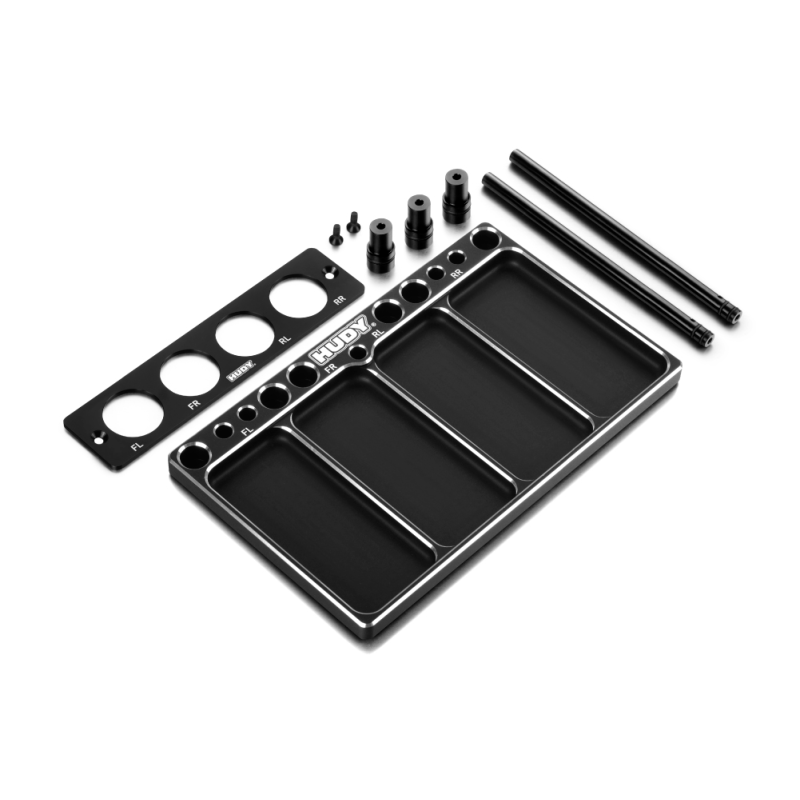 HUDY ALU TRAY FOR 1/8 OFF-ROAD DIFF & SHOCKS - 109802 - HUDY HUDY ALU TRAY FOR 1/8 OFF-ROAD DIFF & SHOCKS - 109802 - HUDY