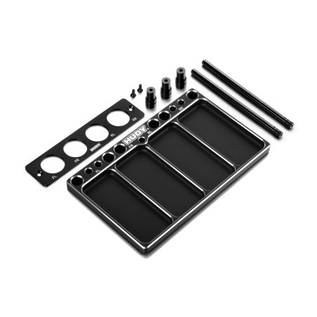 HUDY ALU TRAY FOR 1/8 OFF-ROAD DIFF & SHOCKS - HUDY