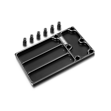 HUDY ALU TRAY FOR 1/8 OFF-ROAD DIFF ASSEMBLY - HUDY