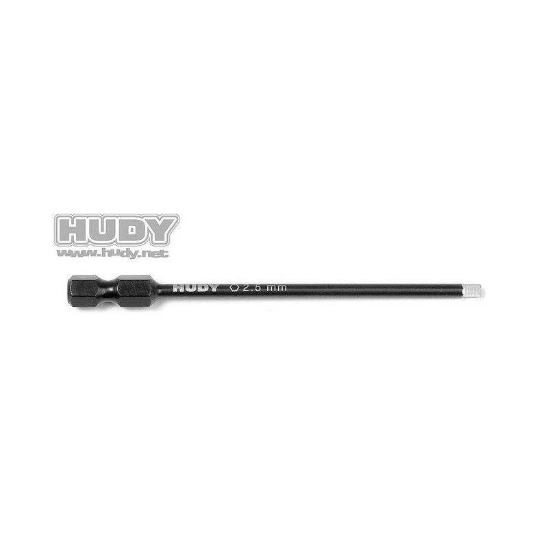 POWER TOOL TIP ALLEN 2.5 x 90 MM - HUDY POWER TOOL TIP ALLEN 2.5 x 90 MM - HUDY