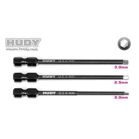 POWER TOOL TIP ALLEN 2.5 x 90 MM  - HUDY