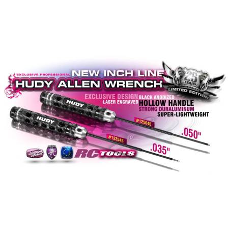 LIMITED EDITION - ALLEN WRENCH .035 x 120 MM - HUDY