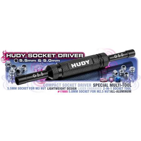 SOCKET DRIVER 5 MM & 5.5 MM - HUDY