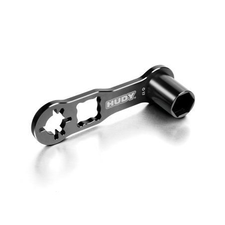 HUDY WHEEL NUT 3/4 SHOE FLYWHEEL MULTI-TOOL 1/8 TT/GT - HUDY