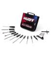 SET OF TOOLS + CARRYING BAG - FOR 1/8 OFF-ROAD CARS - 190003 - HUDY