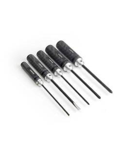 SCREWDRIVER & PHILLIPS SET - 5 PCS. - 190150 - HUDY