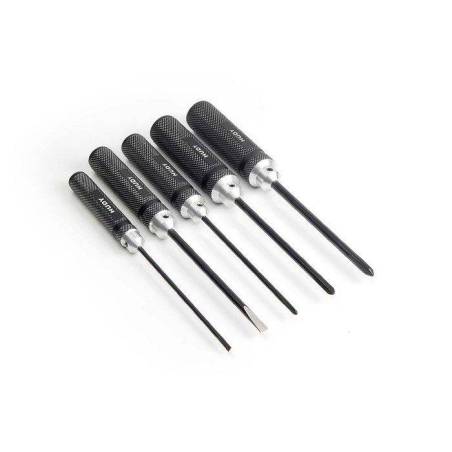 SCREWDRIVER & PHILLIPS SET - 5 PCS. - HUDY