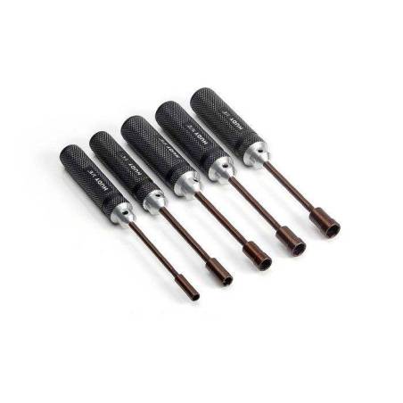 SOCKET DRIVER INCH SET - 5 PCS. - HUDY