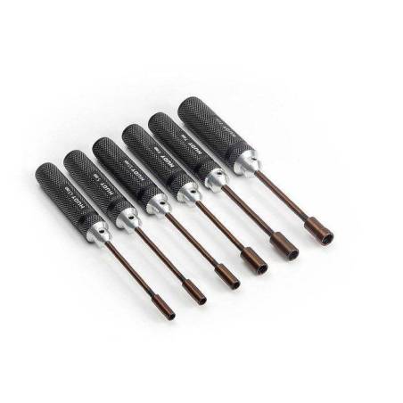 SOCKET DRIVER METRIC SET - 6 PCS. - HUDY