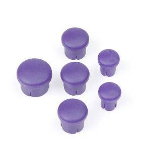 PLASTIC CAP FOR HANDLE ( SET - 3+2+1) VIOLET - 195010 - HUDY