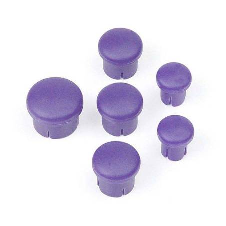 PLASTIC CAP FOR HANDLE ( SET -  3+2+1) VIOLET - HUDY