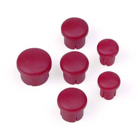 PLASTIC CAP FOR HANDLE ( SET -  3+2+1) PURPLE - HUDY