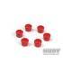 Bouchon de manche 18mm rouge (6) - HUDY - 195058-R