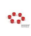 CAP FOR 18MM HANDLE - RED (6) - 195058-R - HUDY