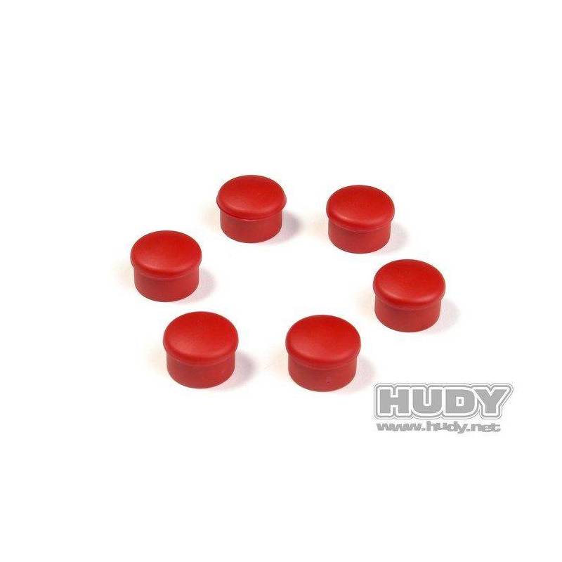 CAP FOR 22MM HANDLE - RED (6) - HUDY CAP FOR 22MM HANDLE - RED (6) - HUDY