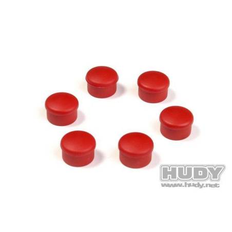 CAP FOR 22MM HANDLE - RED (6) - HUDY
