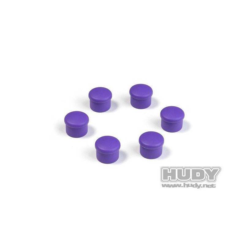CAP FOR 18MM HANDLE - VIOLET (6) - 195058-V - HUDY CAP FOR 18MM HANDLE - VIOLET (6) - 195058-V - HUDY