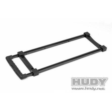 TELESCOPIC HANDLE WITH PUSH BUTTON - HUDY