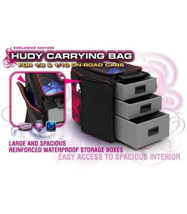 HUDY 1/10 & 1/8 CARRYING BAG + TOOL BAG - HUDY - 199120