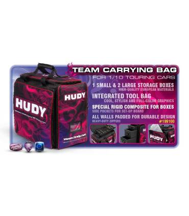 HUDY 1/10 CARRYING BAG WITH DRAWERS - V3 - 199100 - HUDY