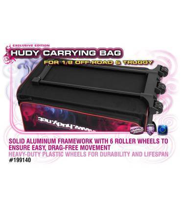 HUDY 1/8 OFF-ROAD & TRUGGY CARRYING BAG + TOOL BAG - HUDY - 199140