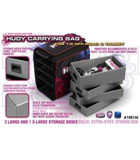 HUDY 1/8 OFF-ROAD & TRUGGY CARRYING BAG + TOOL BAG - HUDY - 199140