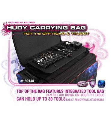 HUDY 1/8 OFF-ROAD & TRUGGY CARRYING BAG + TOOL BAG - HUDY