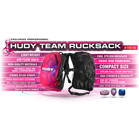 HUDY TEAM RUCKSACK - V2 - HUDY