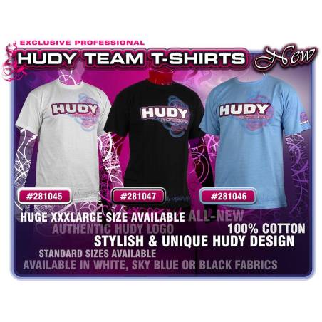 HUDY T-SHIRT - BLACK (XL) - HUDY