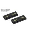 HUDY LIPO CHASSIS BALANCING WEIGHTS 12g - LOW CG (2) - 293090 - HUDY