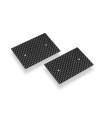 GRAPHITE REAR WING SIDE PLATE 0.5MM - 1/10 ELECTRIC (2) - HUDY