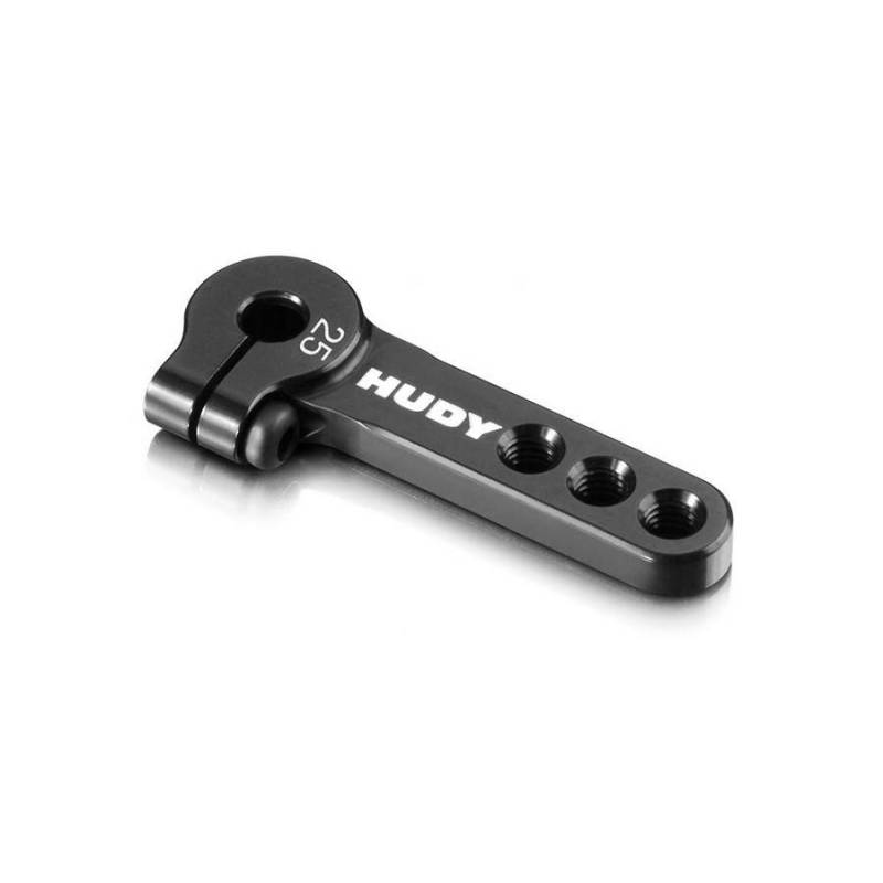 ALU CLAMP SERVO HORN - FUTABA, SAVÖX - 3-HOLE M3 - 25T - HUDY ALU CLAMP SERVO HORN - FUTABA, SAVÖX - 3-HOLE M3 - 25T - HUDY