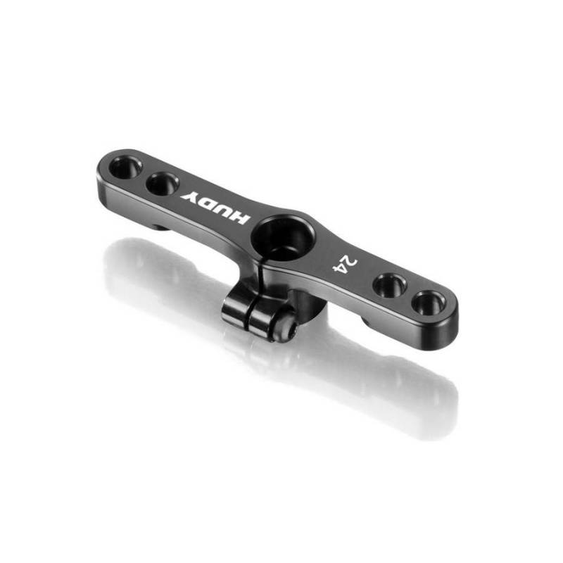 ALU CLAMP THROTTLE SERVO HORN - HITEC - 2-HOLE - 24T - 293445 - HUDY ALU CLAMP THROTTLE SERVO HORN - HITEC - 2-HOLE - 24T - 293445 - HUDY