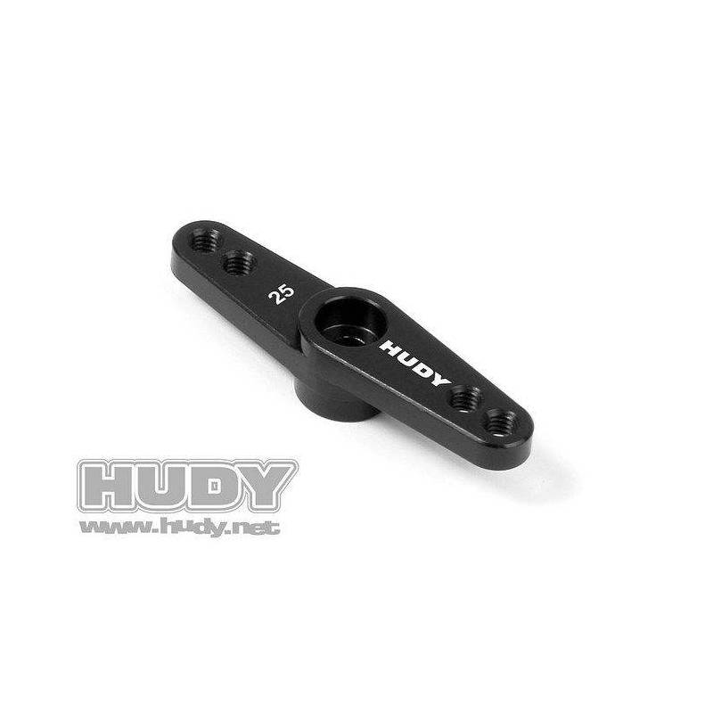ALU THROTTLE SERVO HORN OFFSET 2-HOLE M3 - 25T - V2 - HUDY ALU THROTTLE SERVO HORN OFFSET 2-HOLE M3 - 25T - V2 - HUDY