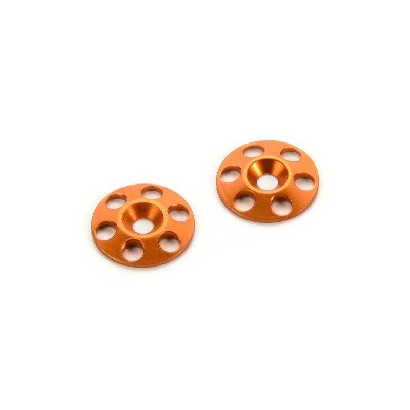 HUDY ALU REAR WING SHIM - ORANGE (2) - HUDY HUDY ALU REAR WING SHIM - ORANGE (2) - HUDY