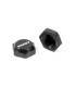 HUDY ALU WHEEL NUT WITH COVER - RIBBED (2) - 293560 - HUDY