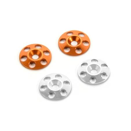 HUDY ALU REAR WING SHIM (2) - HUDY